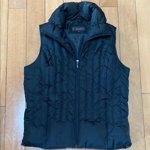 Black Puffer Quilted Vest